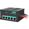 LINOVISION Interruttore PoE solare MPPT industriale a 4 porte per telecamere di