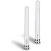 TRENDnet, TEW-AO57, Kit antenna omnidirezionale tri-banda da 3/6/7 dBi per esterni, connettore di tipo N, bianco