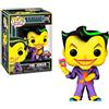 Funko POP! Heroes - Batman Animated #370 THE JOKER BLACK LIGHT GLOWcon PROTECTOR BOX Figure in Vinile, Multicolore, 9 cm