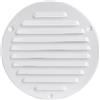 Vent Systems 125 mm - Bianco - Copertura di ventilazione in metallo - feritoia rotonda - Griglia di copertura - Zanzariera integrata - prese d'aria HVAC per bagno, casa, ufficio, cucina