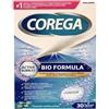 Corega - Compresse sbiancanti per la pulizia dentale, 30 pezzi, compresse bio-solubili, per la pulizia di protesi, (confezione da 1)