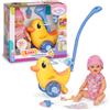 Baby born lena con papera berta - bambola 36cm con accessori
