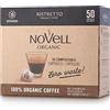 NOVELL - Capsule di caffè Ristretto Residuo 0 50 Unità | Capsule compatibili con Nespresso | Caffè Tostato Intenso | con Note di Cioccolato e Vaniglia | Capsule 100% Compostabili e Ecologiche