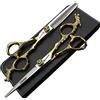 SHARONDS 17.5cm Forbici per capelli da 6 pollici Giappone 440C tagli capelli professionali parrucchieri e diradamento parrucchiere