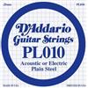 D'ADDARIO PL010 CORDA SINGOLA PER CHITARRA ACUSTICA/ELETTRICA