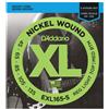 D'ADDARIO D' ADDARIO EXL165-5 CUSTOM LIGHT CORDIERA PER BASSO ELETTRICO 5 CORDE 045-135