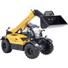 Britains NEW HOLLAND TH7.4Z PANORAMIC TELESCOPIC RUSPA GOMMATA TRACTOR - SCRAPER - ELEVATORE BLACK YELLOW