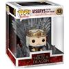 Funko Pop! Deluxe: House Of The Dragon - King Viserys Targaryen On Throne- Figura in Vinile da Collezione - Idea Regalo - Merchandising Ufficiale - Giocattoli per Bambini e Adulti - TV Fans