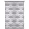 INTERBLIND | Tenda avvolgibile notte e giorno doppio strato ondulato dimensioni 72 x 150 - Tenda installazione versatile: appendere, avvitare, incollare dimensioni tessuto 69 x 145
