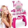 BAKAJI Specchiera Make Up per Bambina con Scettro Magico Centro Bellezza per Bambine