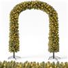 BAKAJI Arco Natalizio Innevato 200x240 cm con 1166 Punte e 420 LED Decorazione Natale