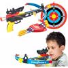 BAKAJI Balestra Arco Giocattolo per Bambini con 4 Frecce Bersaglio e Porta Frecce