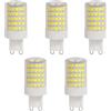 Aiwerttes G9 12 W LED lampadina di ricambio G9 100 W alogena 1200 lumen, luce bianca fredda, base in ceramica, lampadine non dimmerabili per illuminazione domestica, confezione da 5