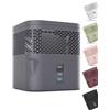 BonAura 1234567890® Deumidificatore AirOne Lite senza corrente elettrica con ventilazione a 360°, deumidificatore per ambienti con beccuccio e granuli deumidificanti da 450 g, deumidificatore per ambi