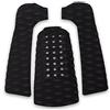 Yosoo Health Gear Tavola da surf Grip Pad, 3 Pezzi Tavola da surf Traction Pad Tavola da surf nera Tavola da surf Antiscivolo Traction Pad Tailpad Deck Grip(Nero)