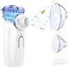 Nebula Care Aerosol Portatile Silenzioso Nebula Care - Macchina Aerosol Adulti - Aerosol Bambini - Nebulizzatore Aerosol Ultrasuoni Con 2 Maschere E Boccaglio - Aerosol Silenzioso Per Uso Domestico E In Viaggio