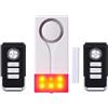 Meichoon Allarme per porte e finestre, sensore di sicurezza domestica, wireless, antifurto, protezione fai da te, ideale per piscina, garage, ufficio, appartamento e camper con 2 telecomandi