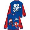 Marvel Giacca Ragazzo Spdiey E Fantastici Amici, Giubbotto Ragazzo Spider-Man, Bomber Jacket Cotone, Blu 3-4 anni