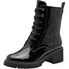 Marco Tozzi Mode-Stiefel 2-26237-45, Stivali alla Moda Donna, Black Patent, 38 EU