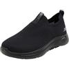 Skechers Go Walk Arch Fit Iconic, Scarpe da ginnastica Uomo, Nero, 46 EU