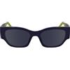 KARL LAGERFELD Unisex Adult Sunglasses KLJ6168S - Matte Black with Solid Brown Lens