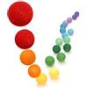 CREATIVECOTTON Catena luminosa 'a LED con palline di cotone incluse Timer e Dimmer (Arcobaleno, 20 palline)