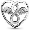GNOCE Ciondolo Charm Angelo in Argento Sterling Ciondolo Adatto a Braccialetti/Collane per Donne Ragazze Moglie Figlia
