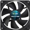 Gelid Solutions Silent 9 PWM Black Ventola 92 mm Funzionamento silenzioso Pale della ventola ottimizzate Flusso d'aria elevato Connettore 4 pin RPM 1500 92 x 92 x 25 mm Nero