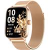 aeac Smartwatch Donna,1.85 HD Orologio Smart Watch Chiamate e Whatsapp,Orologio Fitness Sportivo Cardiofrequenzimetro/SpO2/Sonno/Contapassi,Fitness Tracker 110+ Modalità Sport Impermeabile per Android iOS