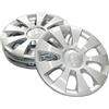 Skoda 657071455 - Copricerchi Hermes da 15 Pollici, per Cerchi in Acciaio 6Jx15 ET35, Colore: Argento