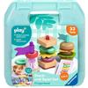 Ravensburger Set plug and play Ravensburger 12034060 Play+: finger food, gioco plug-in, set pretend play, giocattoli a partire da 18 mesi, accessori da cucina