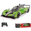 MONDO Motors Lamborghini SC63 Le Mans, modello in scala 1:24, fino a 8 Km/h di Velocità, auto giocattolo per bambini 63838, colore verde