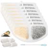 Acmerota Fontanella per Gatti Filtro per oneisall Ultra Silenziosa 2,5L Fontana per Gatti Compatibile per oneisall fontana HM-02 2,5 L Fontana per gatti per bere con 4 pezzi filtro pompa e spazzola