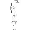Rubinetteria Paffoni New Star Mini Master colonna doccia regolabile cromata codice prod: ZCOL599CR