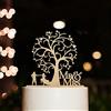 YiYaO Cake Topper in Legno, Personalizzato Mr e Mrs a Forma di Cuore Cake Topper Fidanzamento Anniversario Compleanno o Festa Nuziale Decorazione Torta in Legno