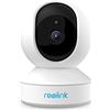 Reolink Telecamera di sicurezza IP 4MP Telecamera WLAN interna girevole, WLAN Dualband, audio a 2 vie, Home e Baby Monitor con rilevamento di movimento, E1 Pro