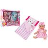 GLOBO S.R.L. Globo Cuore di Mamy Bimbo Bambola con Lettino ed Accessori 31 cm