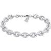 Elli Premium Bracelet Anchor Chain Rolo Chain Elegant 925 Silver Rhodium-Plated