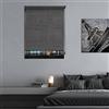 MADECOSTORE Tenda avvolgibile Tamrant Must Chevron Nero - Grigio Scuro - L49 x H190 cm