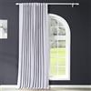 HPD Half Price Drapes Tende oscuranti Extra Larghe per Camera da Letto e Soggiorno, 100 x 108 (1 Pannello), BOCH-144105-108-DW, Grigio Nebbia, Misto Poliestere, W 100 x L 108 (1 Panels)