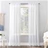 No. 918 Emily Sheer Tenda a Pannello in Voile, White, 59 x 95
