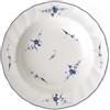 Villeroy & Boch Vieux Luxembourg Piatto Fondo, 23 cm, Porcellana Premium, Bianco/Blu