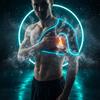 Impact - At Your Corner Fascia Ghiaccio Ginocchio Gomito Gel Riutilizzabile Caldo e Freddo - Copertura 360° per Sollievo da Dolore, Infortuni - Recupero Post-Allenamento, Sport e Uso Quotidiano (Ginocchio - Gomito L)