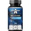 APOLLO'S HEGEMONY Melatonina 240 Compresse Vegane - 1mg per porzione - 480 porzioni nella confezione - per un'efficace gestione del sonno - da Apollo's Hegemony