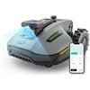 Mammotion YUKA mini Vision Robot Tagliaerba Senza Filo Perimetrale, Senza RTK, Navigazione AI Vision a Tripla Telecamera, Max.700 m², Mappatura Automatica, Controllo via App o Voce, Pendenze 45%