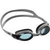 Cressi Velocity Occhialini da Nuoto a Oculari Separati, Lenti Infrangibili Antiappannamento/AntiGraffio/Anti UV, Unisex - Adulto, Nero, Taglia Unica