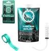 XMTBSTYLE Lattice Tubeless 800 ml - Sigillante Antiforatura per MTB, Gravel ed E-Bike - Sigilla Fino a 6 mm - Senza Ammoniaca (Kit tubeless)