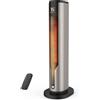 Ykgutilu Stufetta Elettrica da Bagno,Stufetta Elettrica Basso Consumo da 2000 W,Protezione da Surriscaldamento e Ribaltamento,60cm,3 Modalità, Timer 12 ore,Riscaldamento Rapido in Ceramica PTC