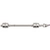 TuToy Sensore di livello del liquido con interruttore verticale a flusso d'acqua in acciaio inox... (Double Ball 200mm)