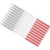 CoCud Lima Ago Rivestita in Diamante, | Grana 150, Attacco 4mm, Lunghezza 160mm |, Lima Mezza Tonda Rivestita in Diamante - (Applicazioni: Metallo Vetro Pietra), 10Pz